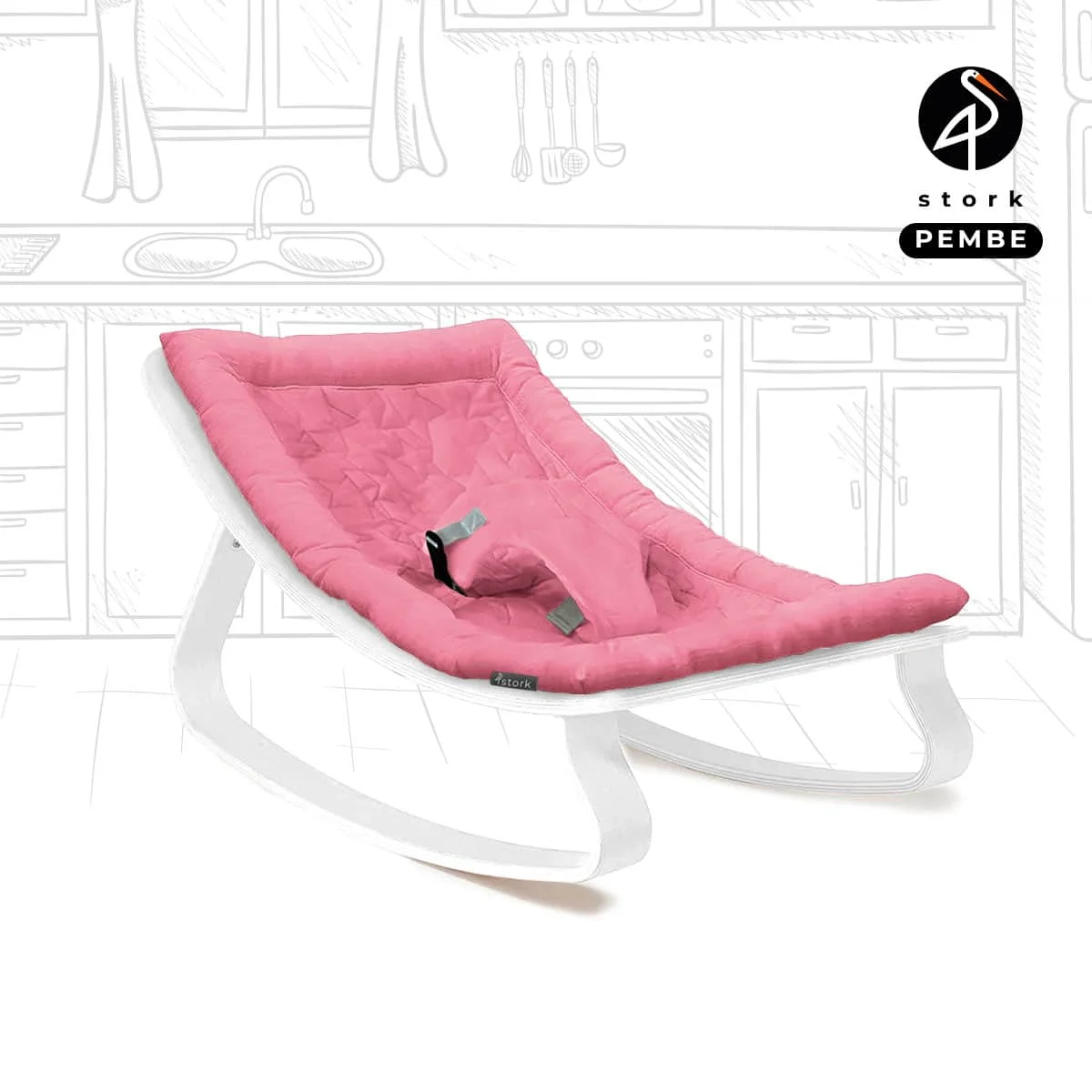 Stork Ana Kucağı Pembe