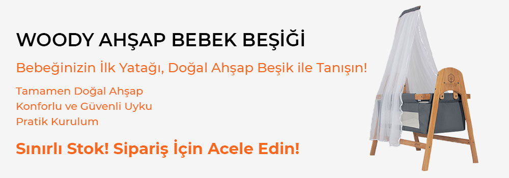 Ahşap Bebek Beşiği