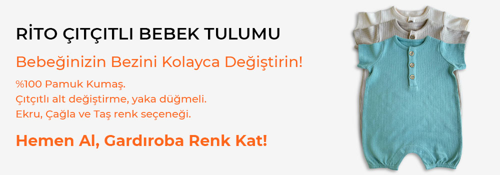 RİTO ÇITÇITLI BEBEK TULUMU