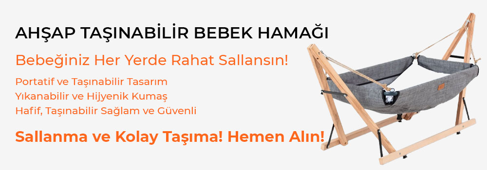 AHŞAP TAŞINABİLİR BEBEK HAMAĞI